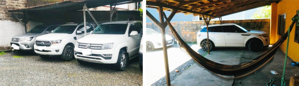 Localizados 5 veiculos