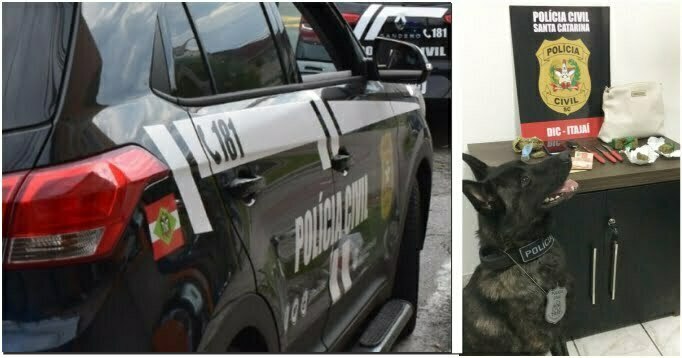 Em Itajaí, Polícia Civil prende homem por tráfico de drogas “Delivery” da Praia Brava