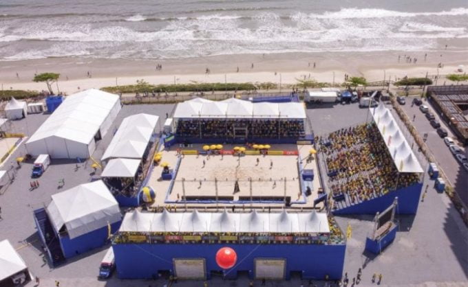 Inicia etapa Challenge do Circuito Mundial de Vôlei de Praia em Itapema