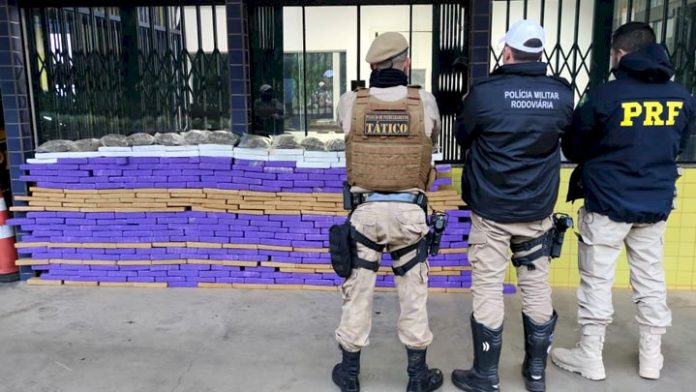Casal é preso em Santa Catarina com mais de 200 kg de maconha
