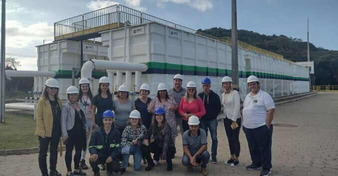 Rede Solidária conhece instalações da ETA Bombinhas