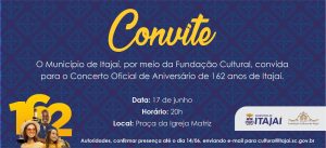 Concerto com orquestra e grande coro celebra os 162 anos de Itajai 125972