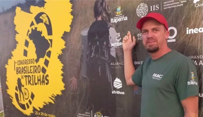 Representante de Itapema participa de Congresso Nacional de Trilhas em Goiânia (GO)