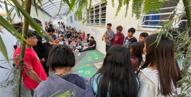Povos indígenas é tema de projeto no CMEI Abelhinha Feliz I