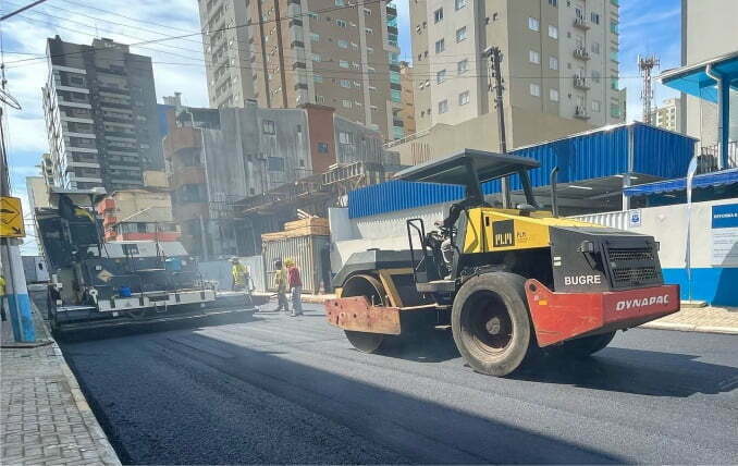 Itapema_ Novas ruas são contempladas com pavimentação asfáltica