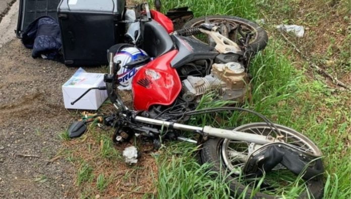 Motociclista que perdeu a perna após acidente na BR-153 morre no hospital