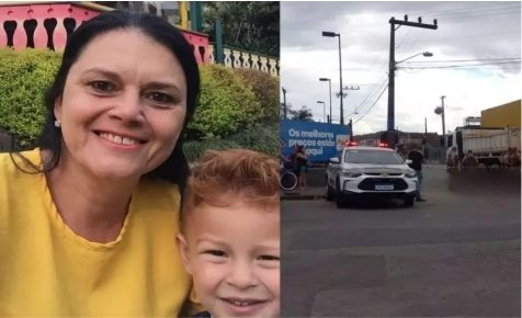 Avó e neto de 3 anos morrem após serem atropelados por carreta em SC