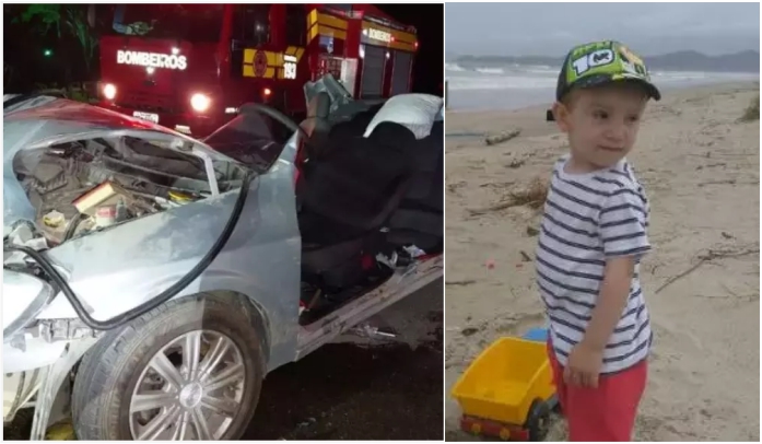Criança de oito anos que ficou ferida em acidente na BR-470, em Blumenau, morre no hospital