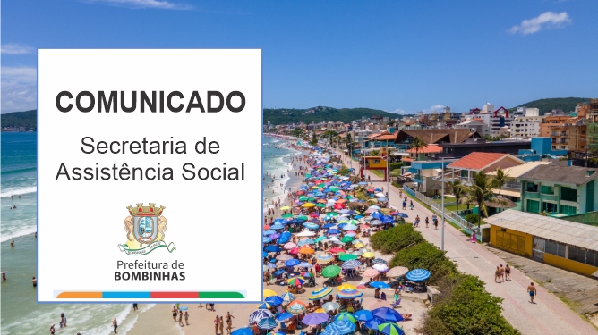 Comunicado Secretaria de Assistência Social