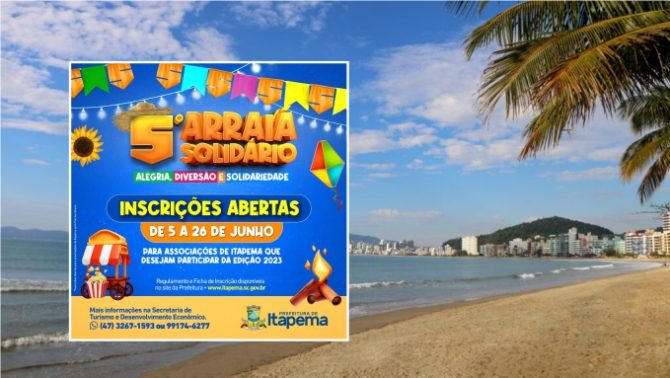 Inscrições para o 5º Arraiá Solidário estão abertas