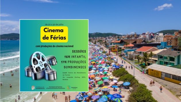 Bombinhas terá ‘Cinema de Férias’ durante o mês de julho