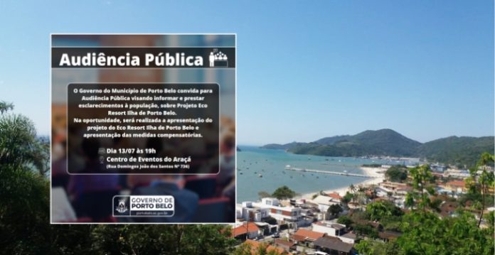 Convite para Audiência Pública_ Projeto Eco Resort Ilha de Porto Belo