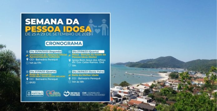 Porto Belo terá programação especial na 'Semana do Idoso'