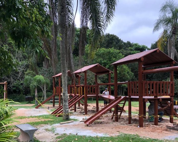 Área infantil do Parque Raimundo Malta foi revitalizada