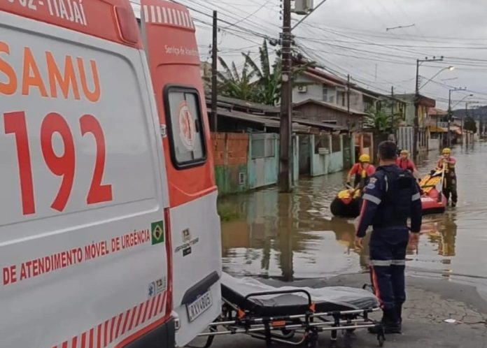 SAMU registra cerca de dois mil atendimentos na região do Alto Vale do Itajaí em 10 dias