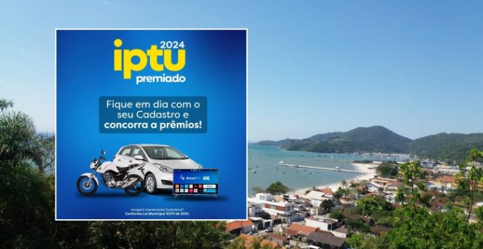 Contribuintes de Porto Belo devem manter seus dados atualizados para participar do IPTU Premiado