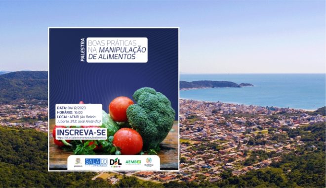 Inscrições abertas para palestra gratuita sobre boas práticas na manipulação de alimentos_