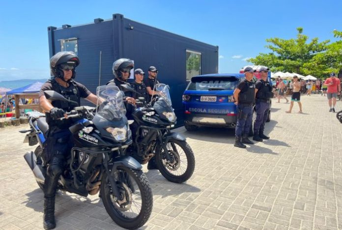 Base da Guarda Municipal é instalada no Calçadão da Meia Praia