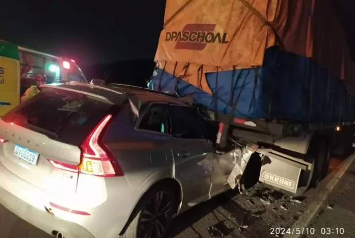 Fatalidade na BR-101_ Colisão traseira deixa uma vítima em Itapema