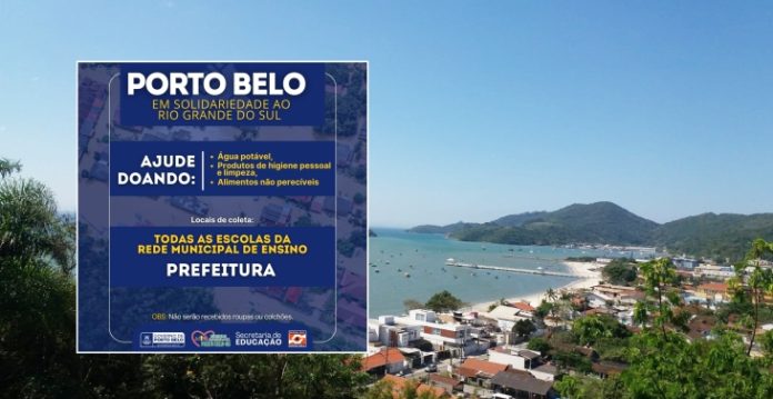 Porto Belo se une em campanha para o Rio Grande do Sul