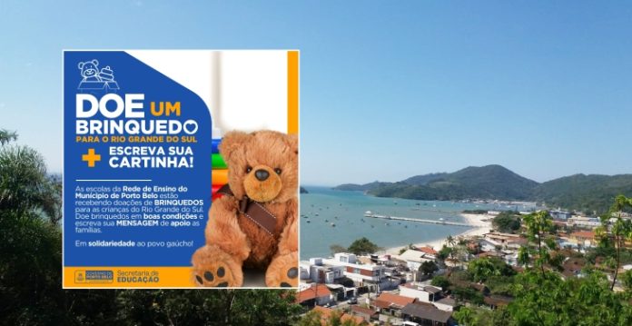 Porto Belo se une em campanha solidária para crianças do Rio Grande do Sul