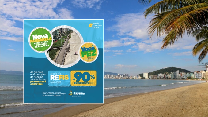 Itapema abre adesão ao Refis 2024 com condições especiais para regularização de dívidas
