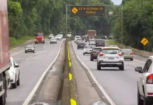 Movimento intenso marca BR-101 em SC no feriadão; veja os melhores horários para viajar