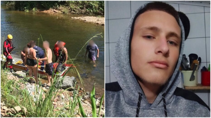 Tragédia no rio Piraí - jovem de 19 anos perde a vida em Joinville