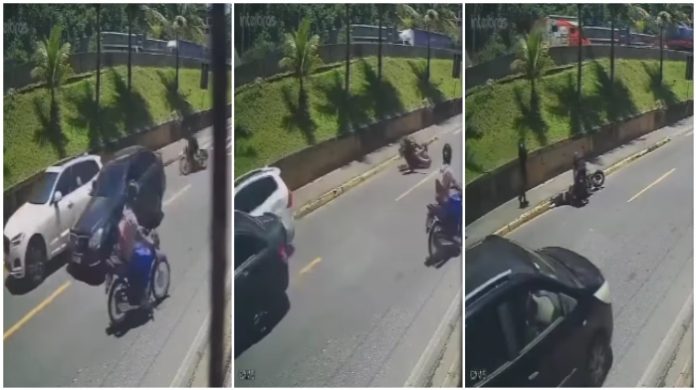 Perseguição da Guarda Municipal termina com atropelamento em Itapema