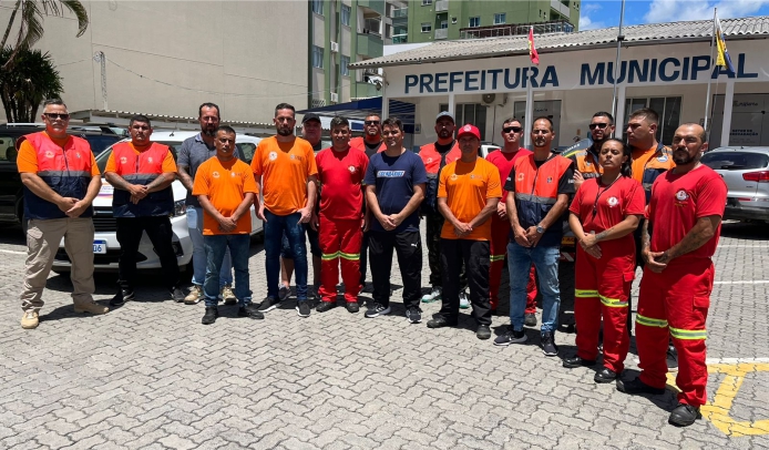 Prefeito de Itapema recebe auxílio de Eldorado do Sul para reforçar ações pós-chuvas