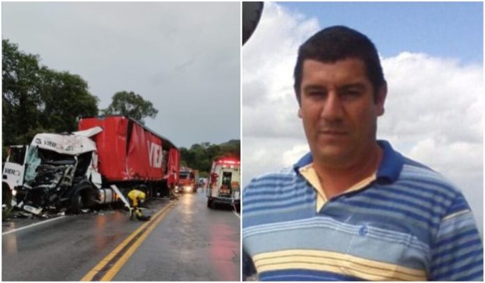Caminhoneiro de Fraiburgo morre em colisão na BR-282