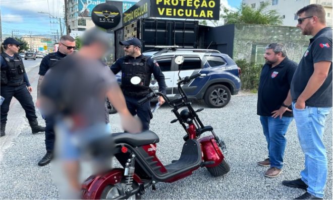 Porto Belo promove ação educativa sobre uso seguro de veículos elétricos