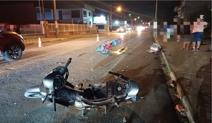 Colisão entre motos deixa um morto e um ferido grave em SC
