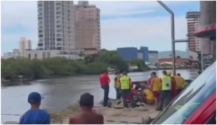Homem resgatado do Rio Perequê em Porto Belo não resistiu e veio a óbito