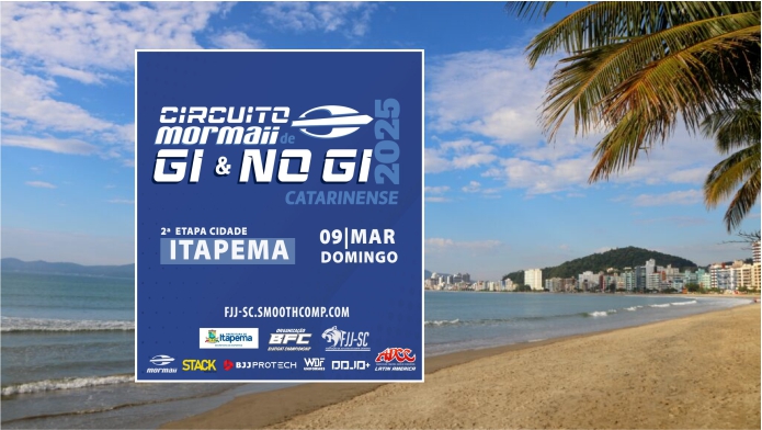 Itapema sedia 2ª Etapa do Circuito Catarinense Mormaii de Jiu-Jitsu 2025