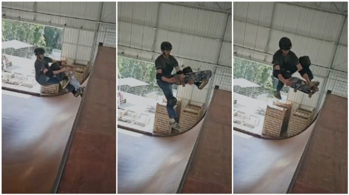 Skatista de Itapema cria manobra inovadora e ganha reconhecimento internacional