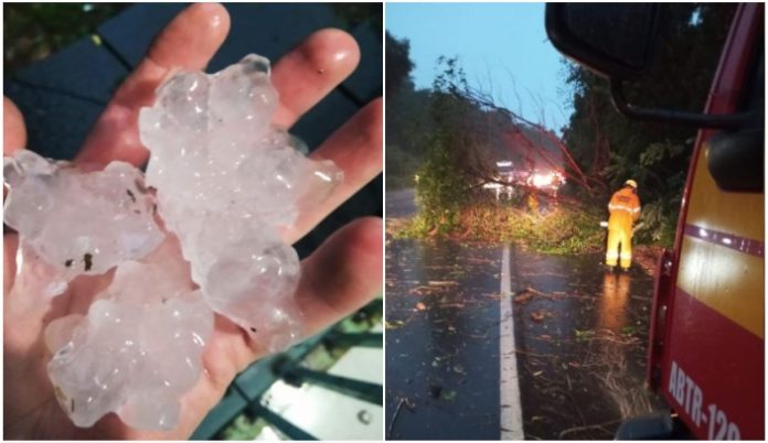 Temporais causam alagamentos e transtornos no Oeste catarinense