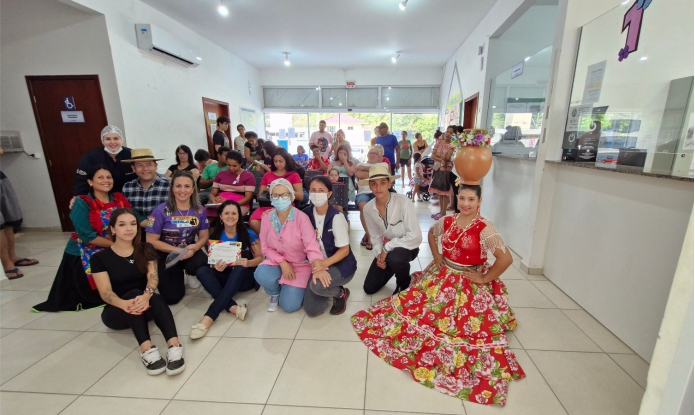 Dança e tradição transformam Unidades de Saúde em palco cultural