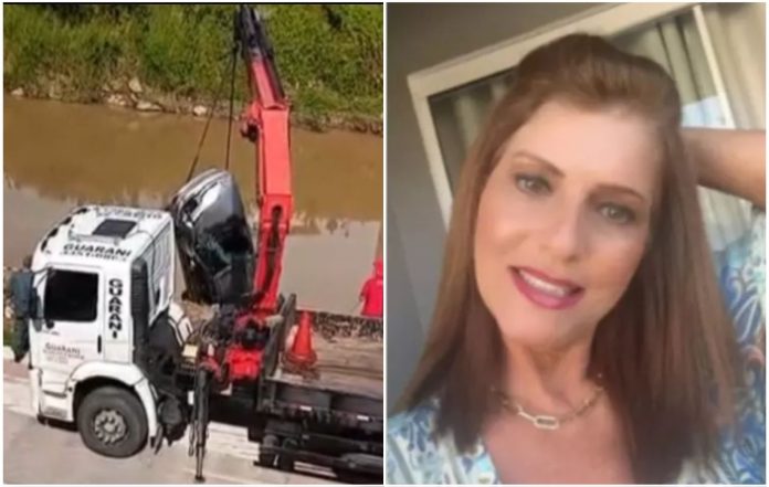 Corpo de mulher é encontrado dentro de carro submerso em rio de Brusque