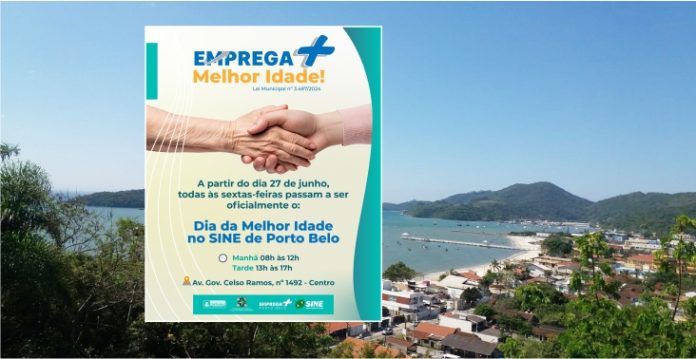 Porto Belo lança Emprega Mais Melhor Idade para cidadania e trabalho aos idosos