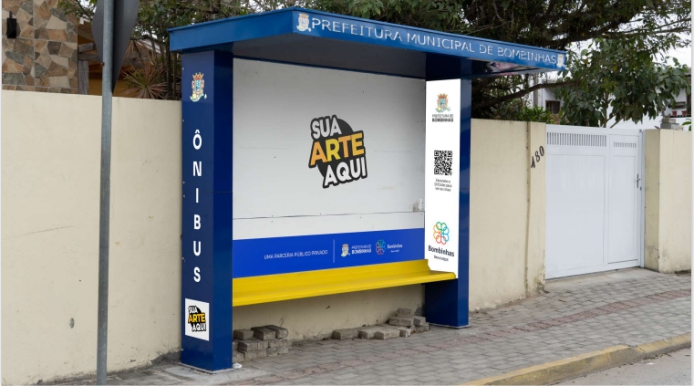 Bombinhas lança programa 'Adote um Ponto de Ônibus' para modernizar abrigos de passageiros