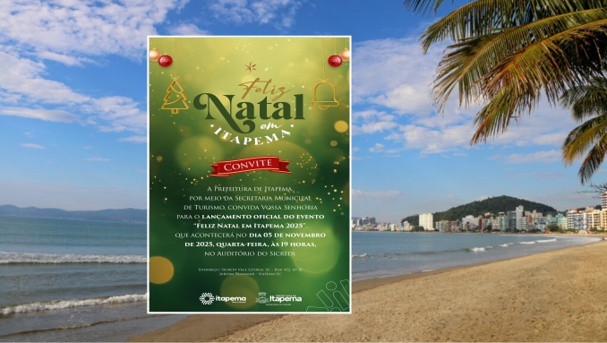 Prefeitura lança 'Feliz Natal em Itapema 2025' com programação encantadora
