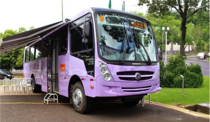 Dia de acolhimento_ Ônibus Lilás chega a Porto Belo com serviços para mulheres