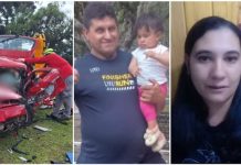 Família identificada após tragédia na SC-477: pai, mãe e bebê não resistem