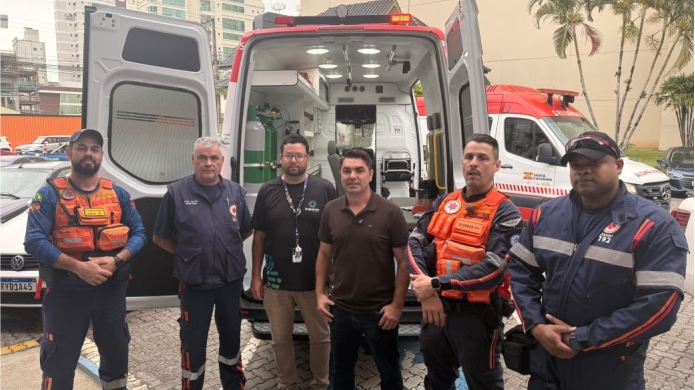 Itapema amplia frota do SAMU com nova ambulância 0 km