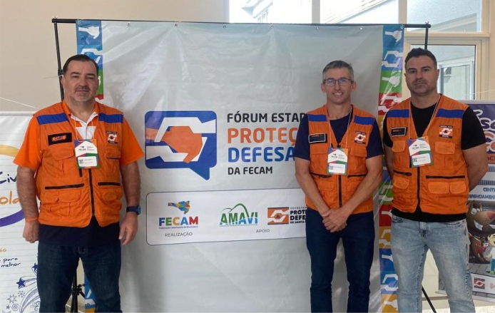 Itapema marca presença no Fórum Estadual da FECAM e reforça defesa civil municipal