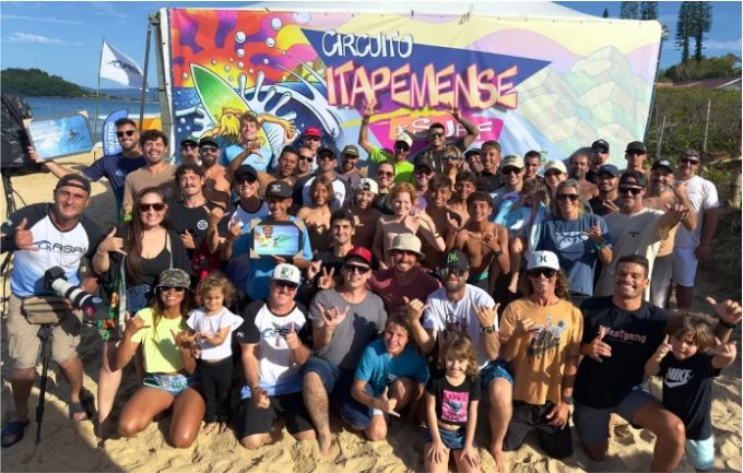 Itapema vibra com a 3ª etapa do Circuito Itapemense de Surfe na Praia do Flamingo