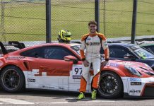 Jeff Giassi, de Santa Catarina, corre na Porsche Cup que abre o GP de São Paulo