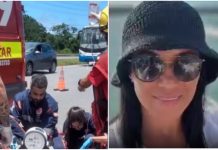 Mulher morre em acidente entre moto e carreta na BR-470, em Navegantes