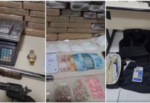 Operação conjunta desmonta depósito de drogas e armas em área rural de Itajaí